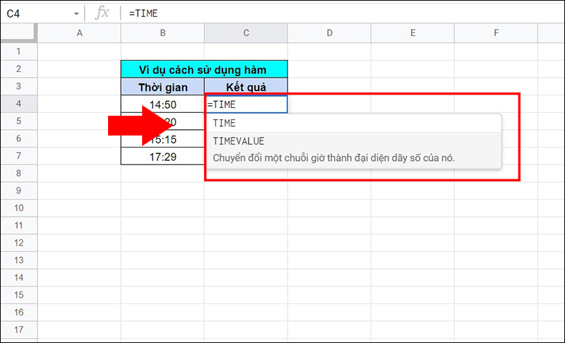 Nhập t&ecirc;n h&agrave;m để sử dụng